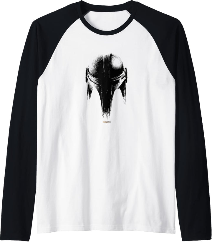 Star Wars The Mandalorian Metallic Helmet Raglan