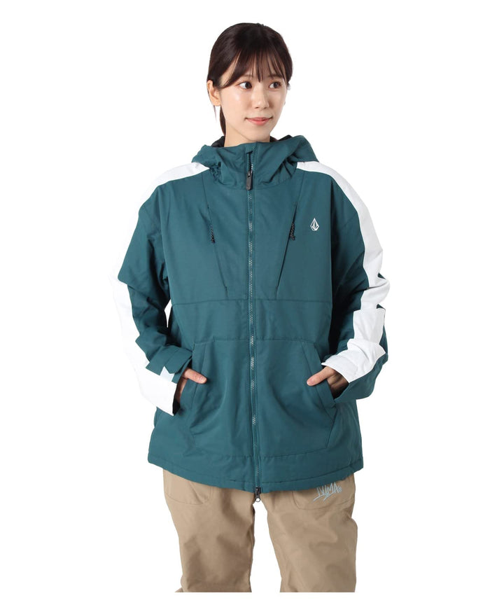 Volcom Damen Rossland Ins Jacket Jacke M Blau (Storm Blue), M Blau (Storm Blue)