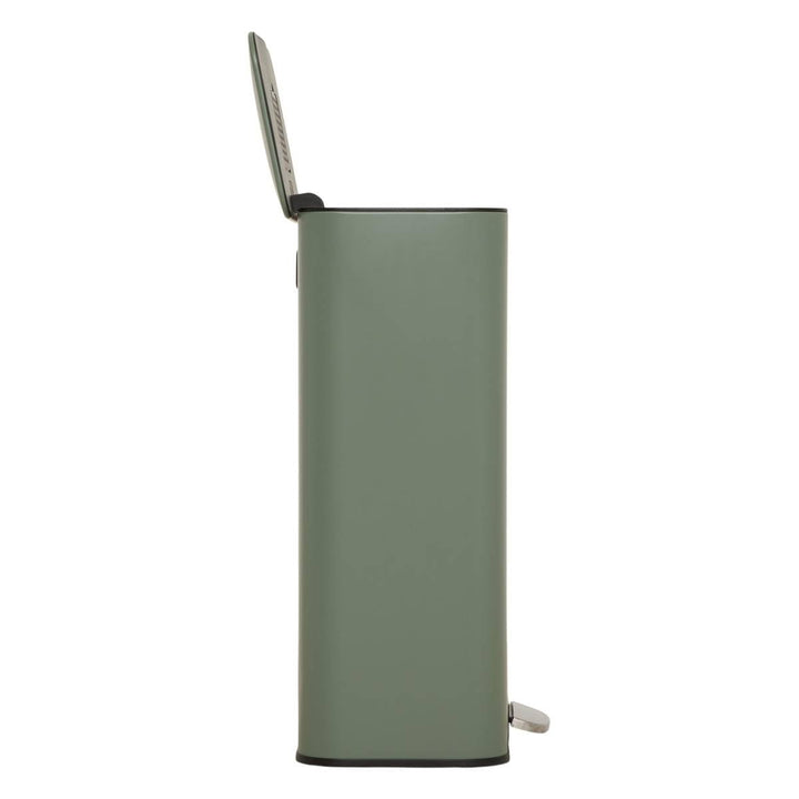 5five - rechteckiger treteimer „delta“, 30 l, grün
