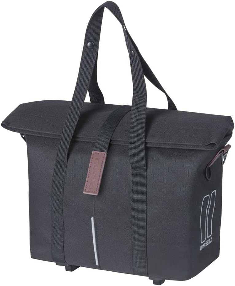Basil 291218 - wasserdichte und reflektierende fahrradtasche hinten City Shopper 14-16l 39x15x29.5 c