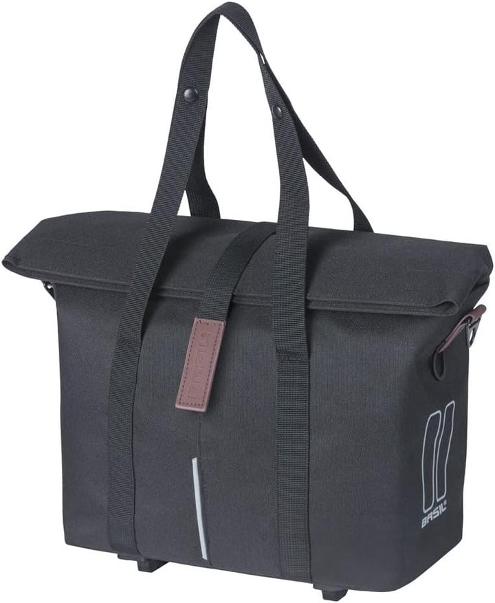 Basil 291218 - wasserdichte und reflektierende fahrradtasche hinten City Shopper 14-16l 39x15x29.5 c