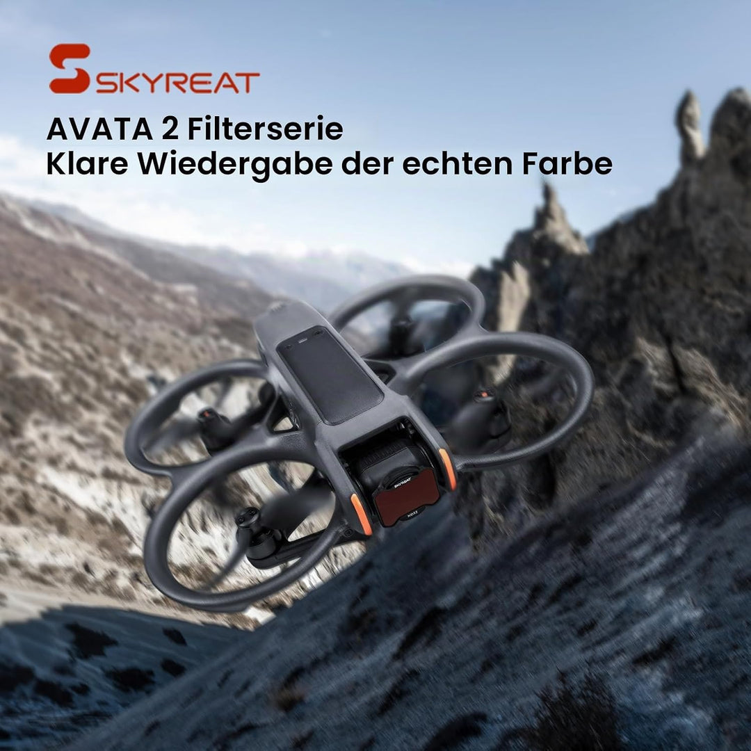 Skyreat Avata 2 ND Filter Set,Neutral Density Camera Lens 5Pack UV, ND8, ND16, ND32, ND64 Filter kom