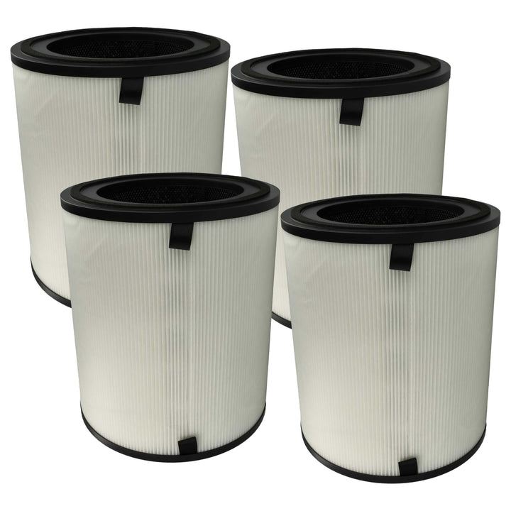 vhbw 4x HEPA Filter kompatibel mit Levoit LV-H133-RF Luftreiniger - Ersatz-Filter mit integriertem A