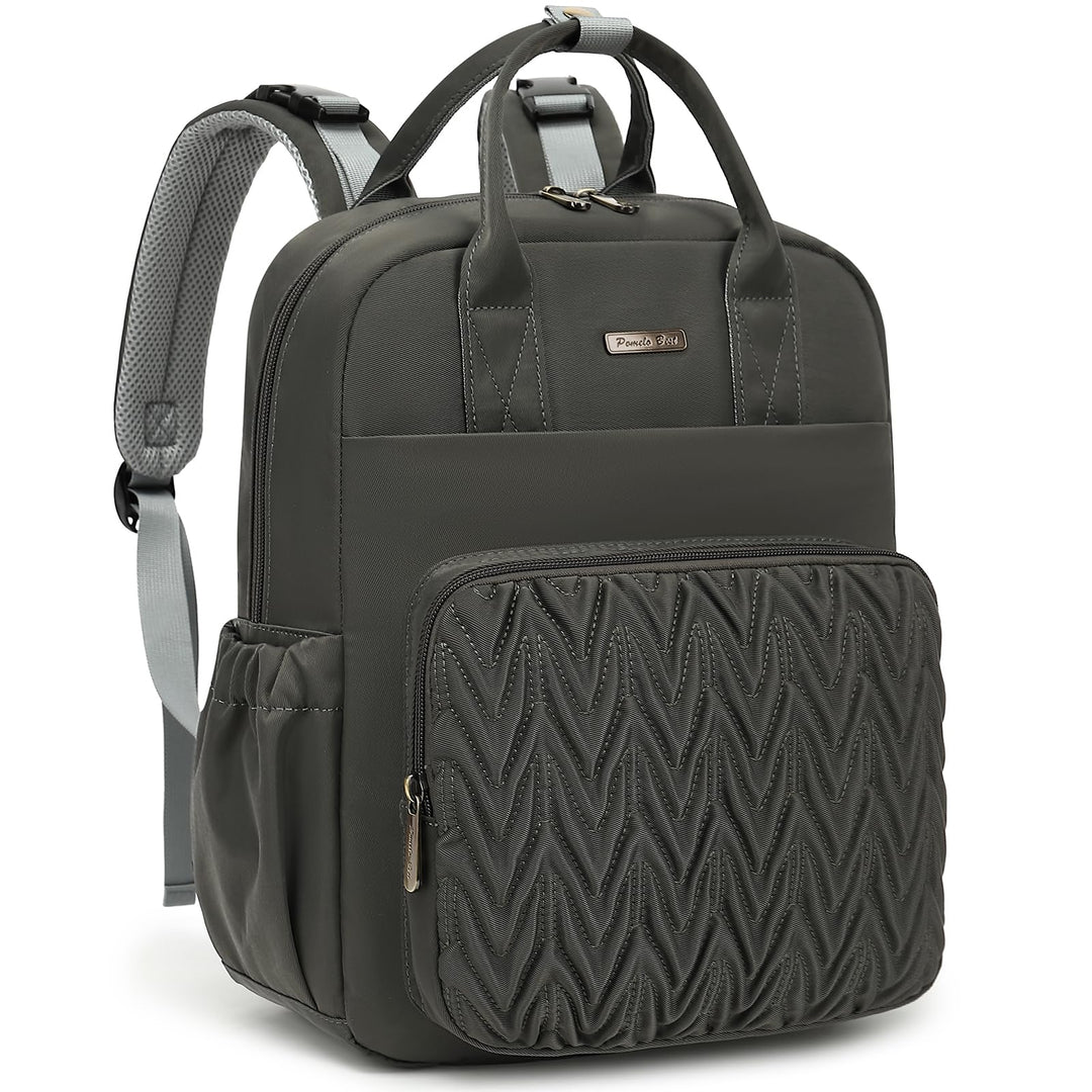 Pomelo Best Wickelrucksack Mittelgross Stylischer Wickeltasche Rucksack Baby Tasche mit Wickelunterl