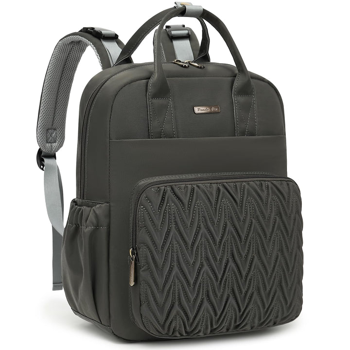 Pomelo Best Wickelrucksack Mittelgross Stylischer Wickeltasche Rucksack Baby Tasche mit Wickelunterl