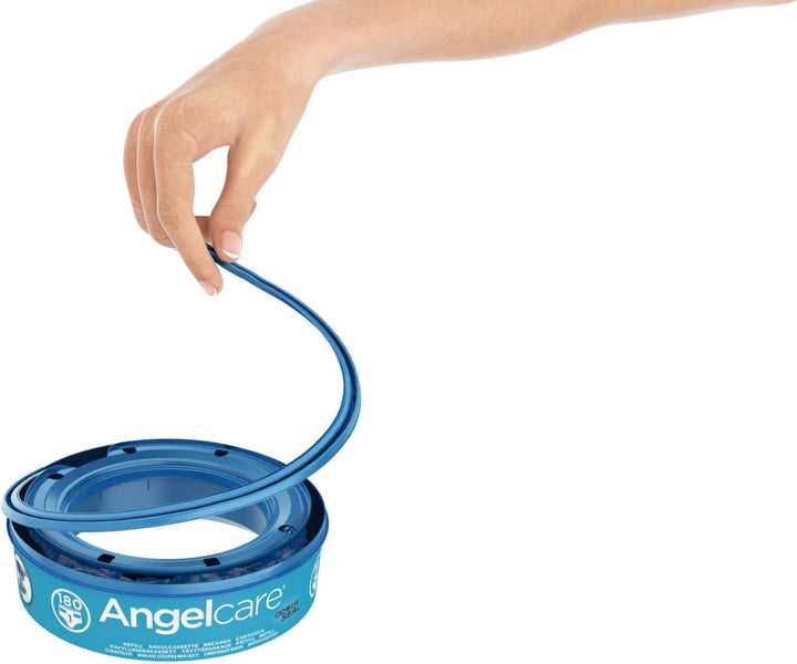 Angelcare Windeleimer Nachfüllpack Plus 6er Pack Lot de 6, Lot de 6