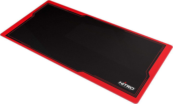 NITRO CONCEPTS DM12 - Gaming Mauspad XXL 1200x600 Millimeter Fransen Freie Ränder Microfaser Grosses