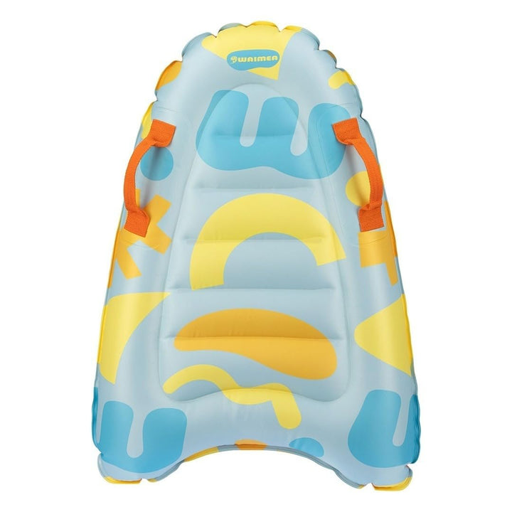 Waimea Aufblasbares Bodyboard mit Griffen - Hellblau/Gelb/Orange - 70 cm Länge