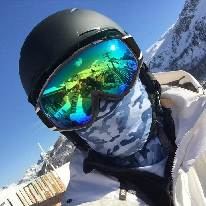 Findway Skibrille, Snowboard Brille für Brillenträger Herren Damen Erwachsene Jugendliche OTG UV-Sch