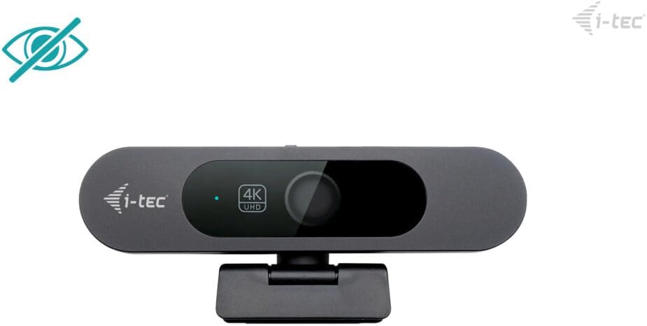 i-tec Solomon 900 PRO Webcam 4K mit Automatisches Framing (Auto Framing) zur Verfolgung des aktiven