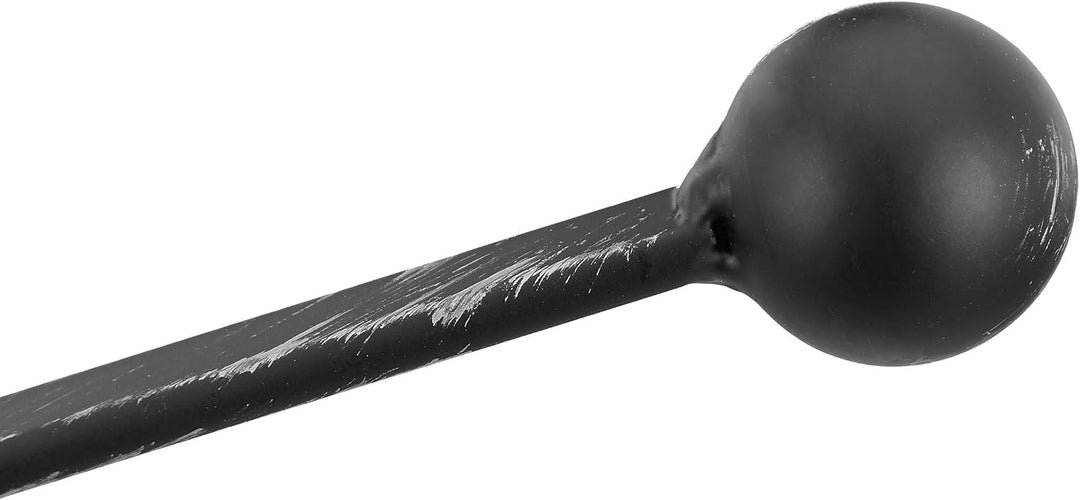 Relaxdays Gusseisen, schwarz Kaminbesteck antik, 4-TLG Kamingarnitur mit Schaufel, Besen und Schürha