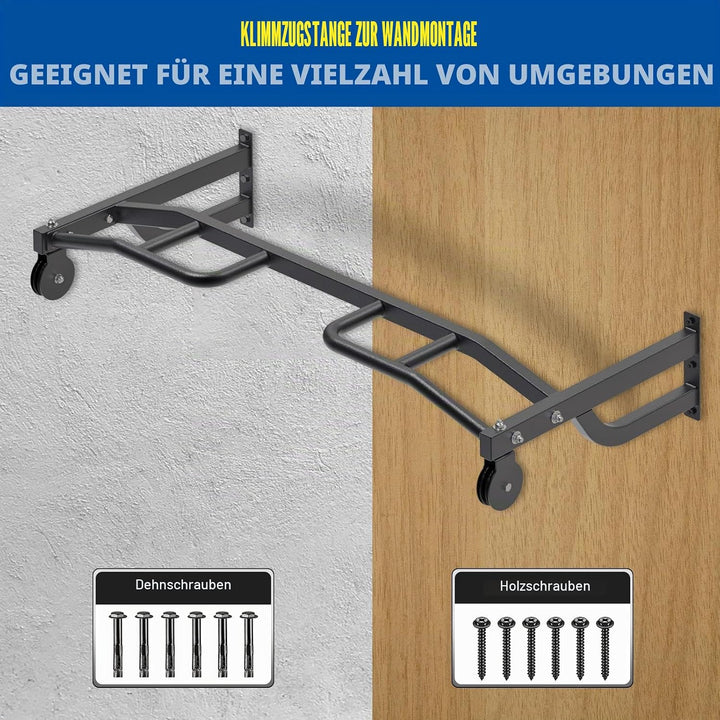 Kipika Deckenmontierte Klimmzugstange, Montierte Klimmzugstange, Höhenverstellbar, Ideal für Home Gy