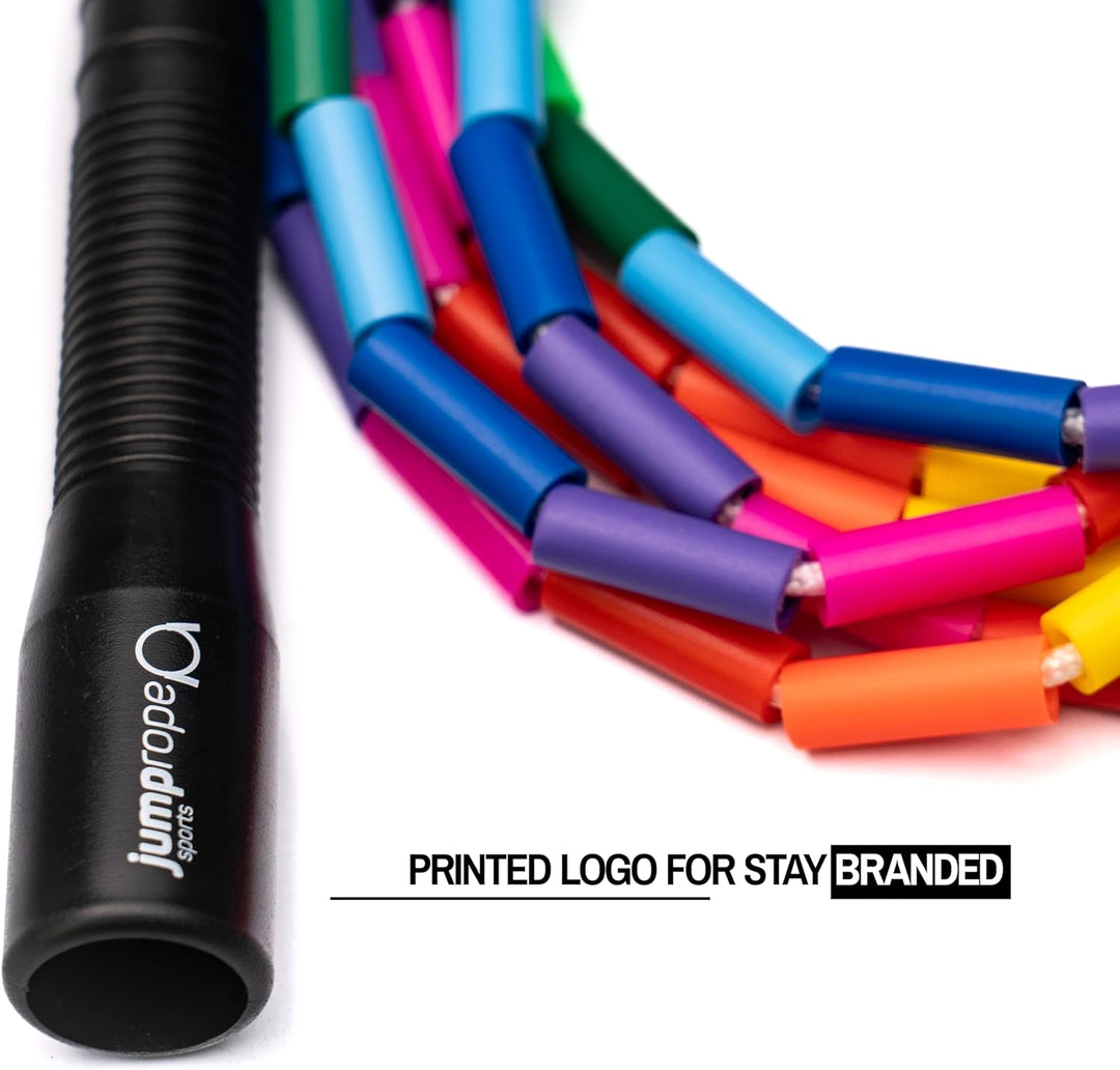 Professionelles Rope Skipping Wettkampf Springseil Freestyle Bead - Länge verstellbar (3m Seillänge)
