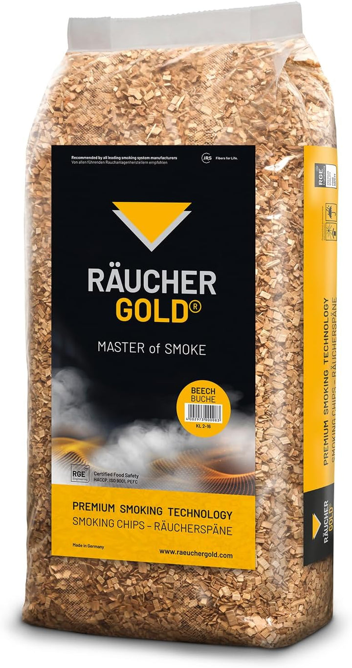 15kg Rettenmaier Räuchergold KL 2/16 Körnung 4.0 bis 12.0 mm