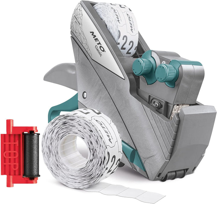 Meto Original Classic XL Giant Preisauszeichner Set – Preis, Rabatt (2-zeilig, 18-stellig für 29 x 2