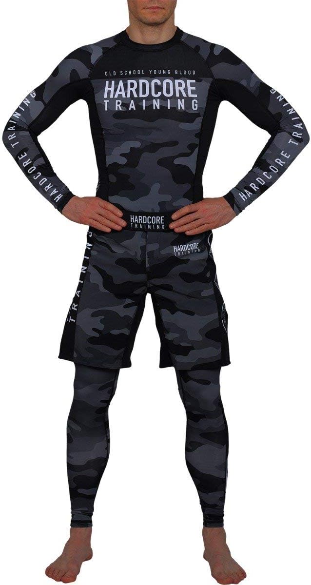 Hardcore Training Fight Shorts Kurze Hose Herren MMA BJJ Grappling Fitness Boxen Muay Thai No Gi S B