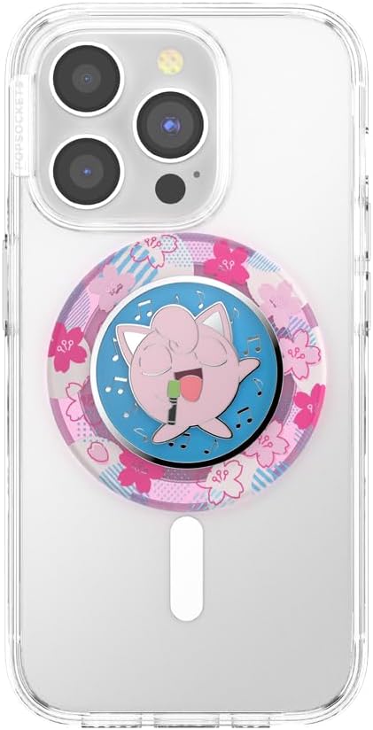 PopSockets runder Telefongriff kompatibel mit MagSafe, Adapterring im Lieferumfang enthalten, Te