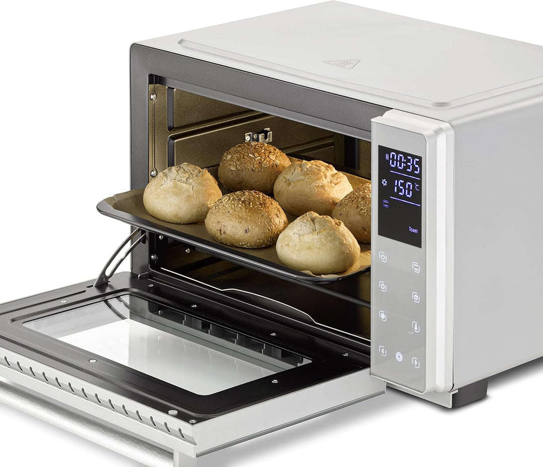 CASO Bake & Style 26 Touch - Design Backofen, ideal zum Backen, Braten, Aufbacken und Grillen, 9 Aut
