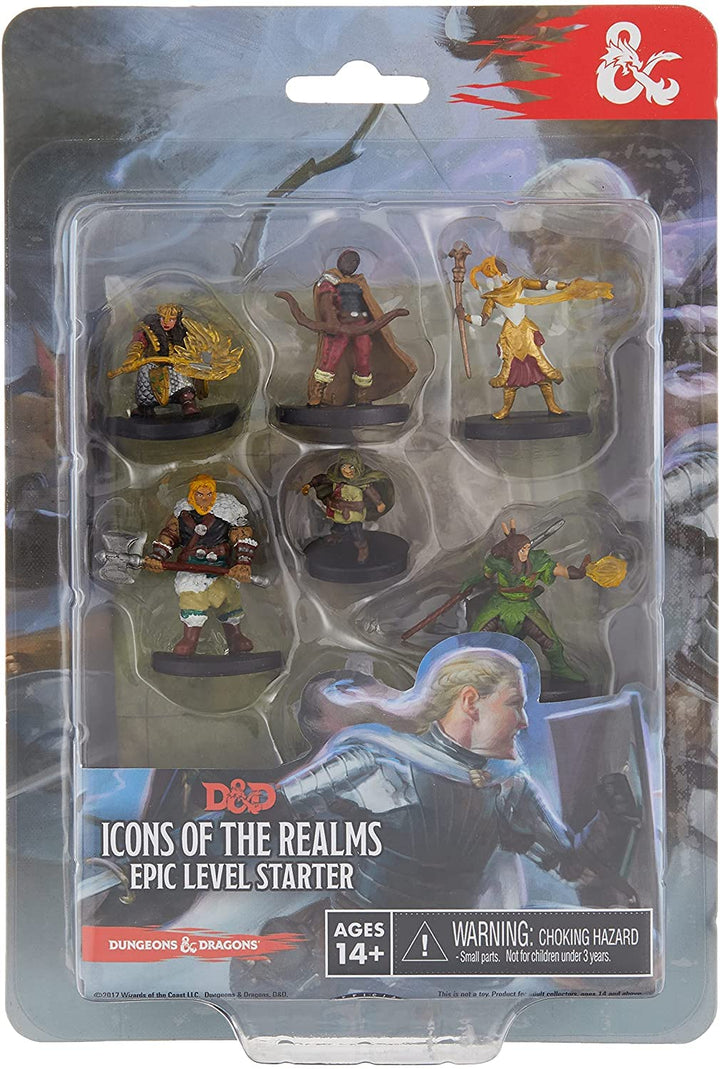 D&amp;D Icons of The Realms: Epic Level Starter , DnD miniatures Halloween Epic Starter Set, Epic Starte