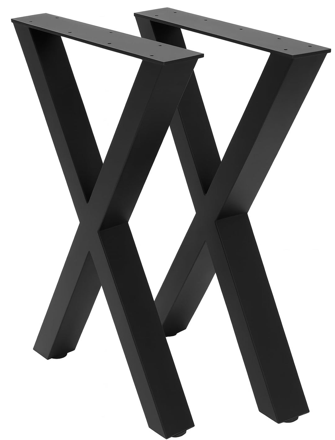 Homtone 2er-Set Schwerlast Metall Tischbeine, Industrielle Stahl Bankbeine Tischfüsse für DIY Coucht