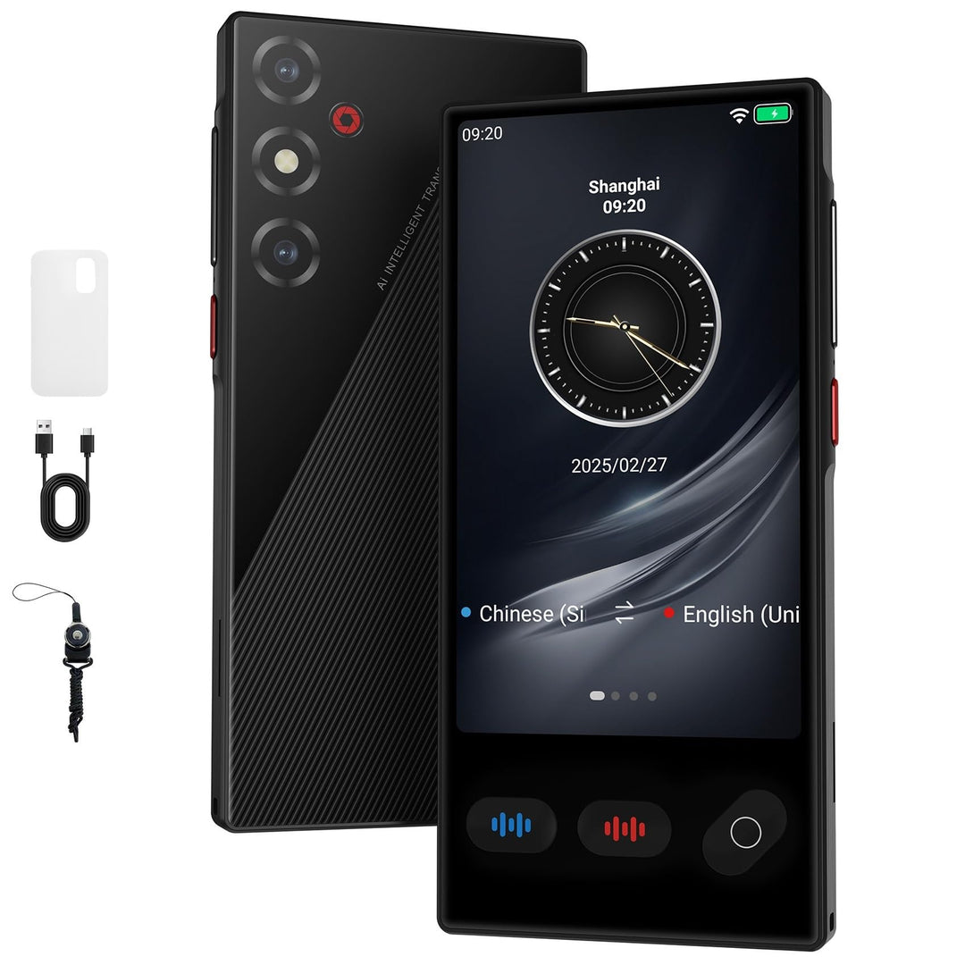 Übersetzer Gerät mit 148 Sprachen, Sprachübersetzer Ohne Internet mit Deutsch Offline, Ki Übersetzer