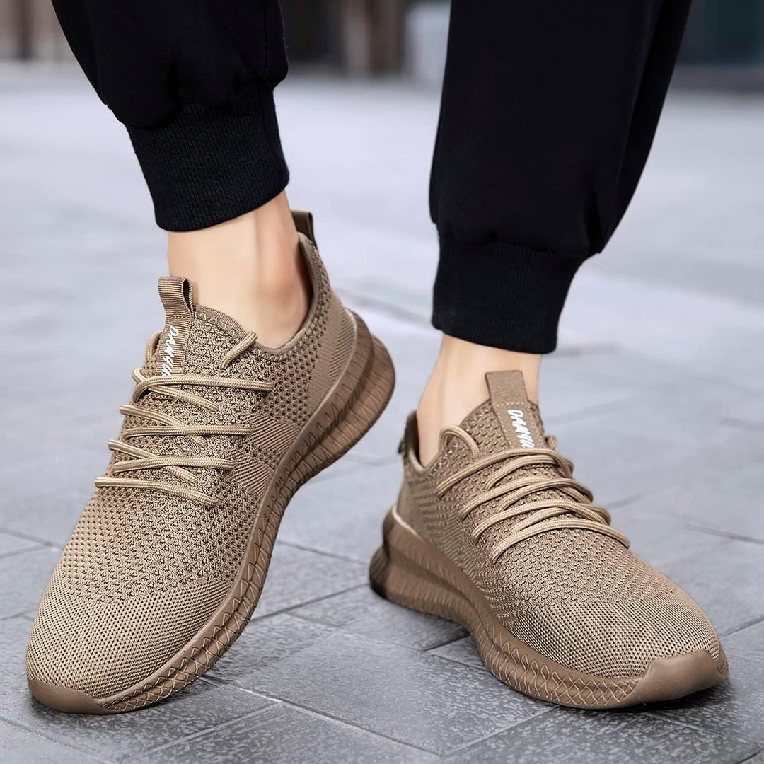 FUJEAK Herren Walkingschuhe Turnschuhe Fitnessstudio Sportschuhe Sneaker Running Tennis Schuhe Freiz