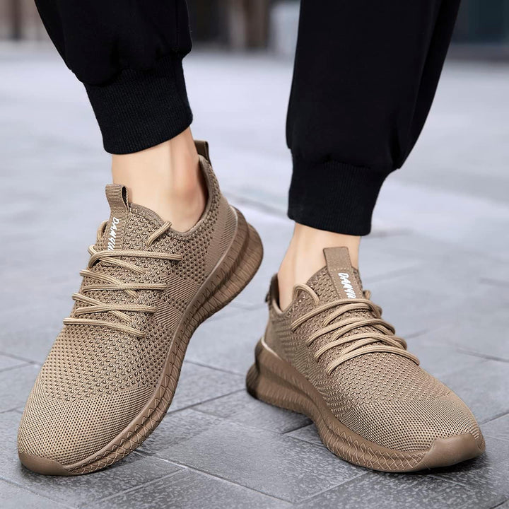 FUJEAK Herren Walkingschuhe Turnschuhe Fitnessstudio Sportschuhe Sneaker Running Tennis Schuhe Freiz