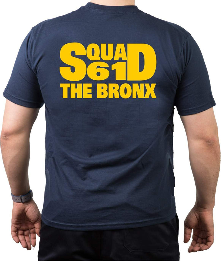 T-Shirt Navy, Squad 61 - The Bronx New Yorker Feuerwehr L Navy, L Navy