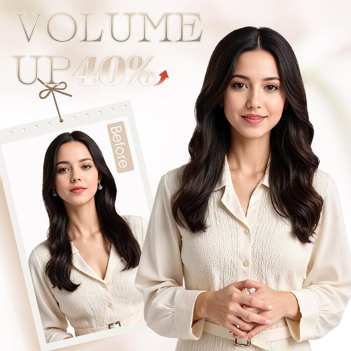Elailite Bonding Extensions Echthaar Keratin U-Tip Haarverlängerung 100% Menschenhaar 1g/Strähne 24'