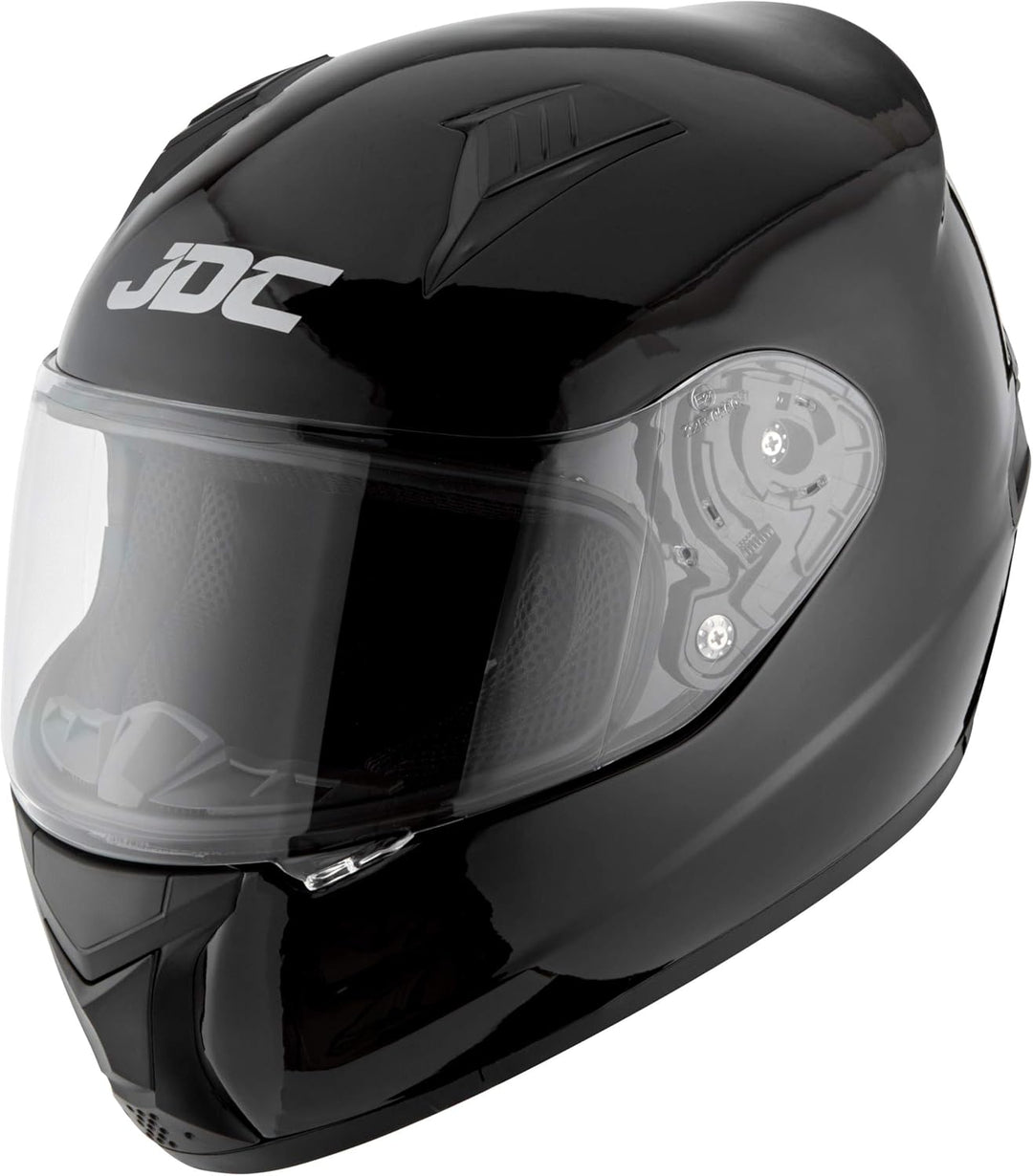 JDC volles Gesicht Motorrad Helm - Prism M Schwarz, M Schwarz