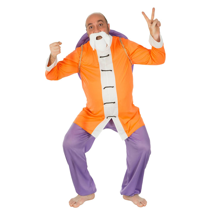 Generique - Muten Roshi Dragon Ball-Kostüm für Herren orange-Weiss-blau - M, M