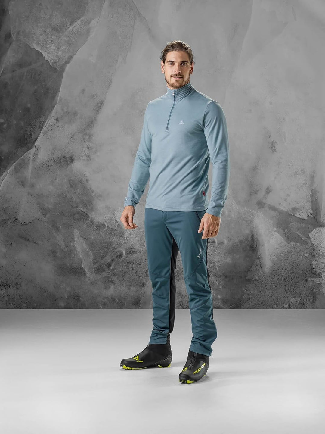 Löffler Herren Pulli Transtex Basic CF 58 Schwarz, 58 Schwarz