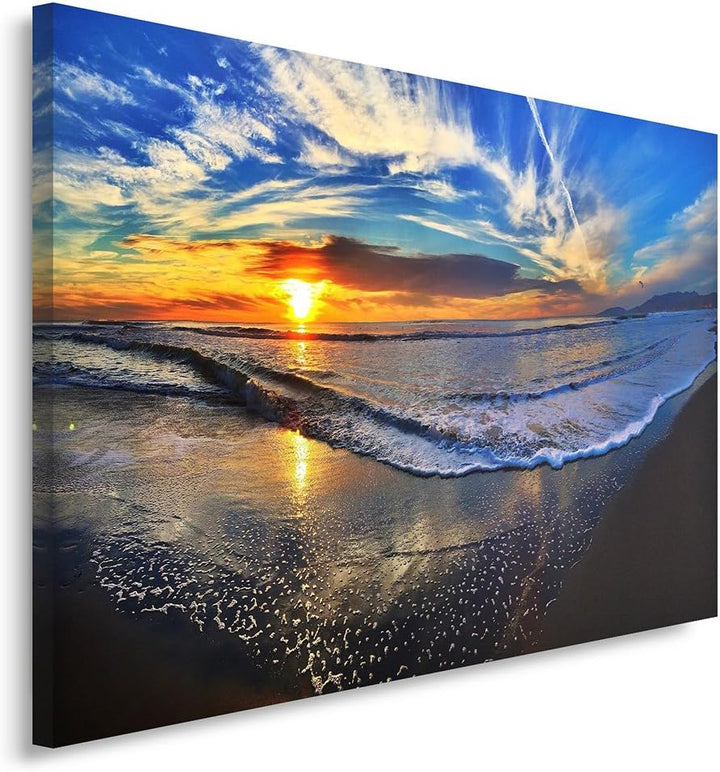 Feeby. Wandbild - 1 Teilig - 50x70 cm, Leinwand Bild Leinwandbilder Bilder Wandbilder Kunstdruck, ME