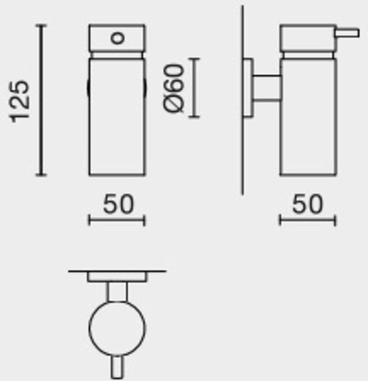 ZACK 40307 "MANOLA" Lotionspender, Wandmontage, Edelstahl matt