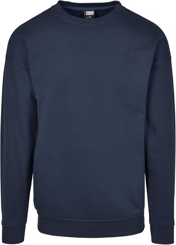 Urban Classics Basic Crewneck Männer Langarmshirt schwarz Basics, Streetwear XS Grosse Grössen Midni