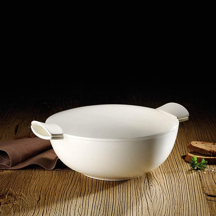 Villeroy & Boch Soup Passion Terrine für bis zu 4 Personen, Premium Porzellan, Weiss