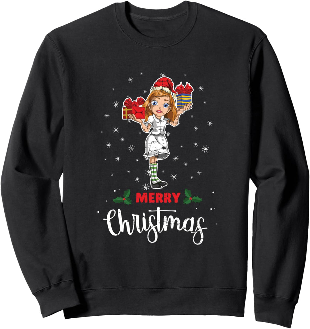 Advent Weihnachten Geschenk Krankenschwester Sweatshirt