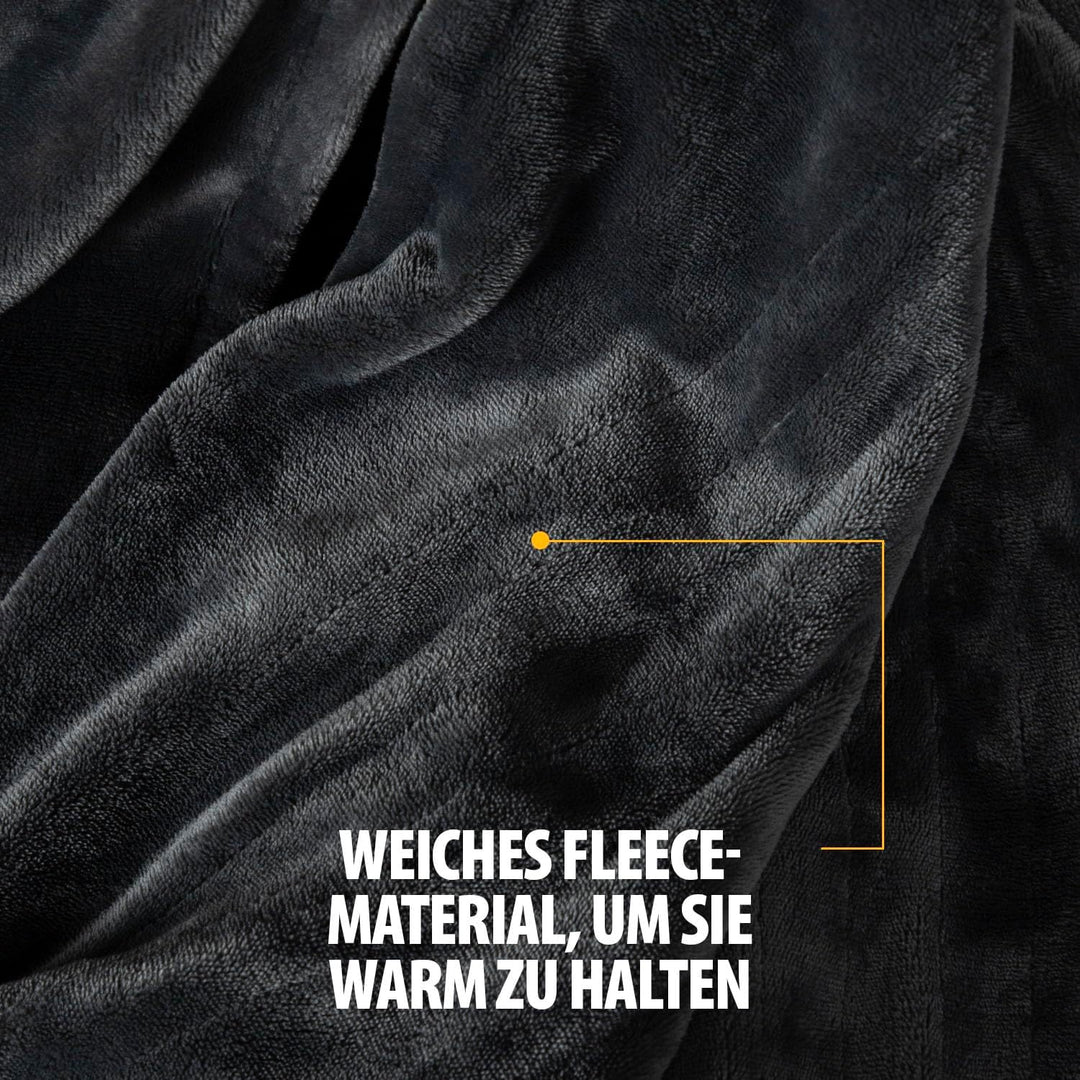 Tristar Elektrische Decke – 160 x 130 cm Fleece – Maschinenwaschbar – Einstellbarere Temperatur – Ab