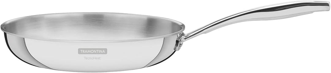 Tramontina Bratpfanne Grano, Ø 26 cm, Edelstahl, Induktion, ofenfest, spülmaschinengeeignet Ohne Ant
