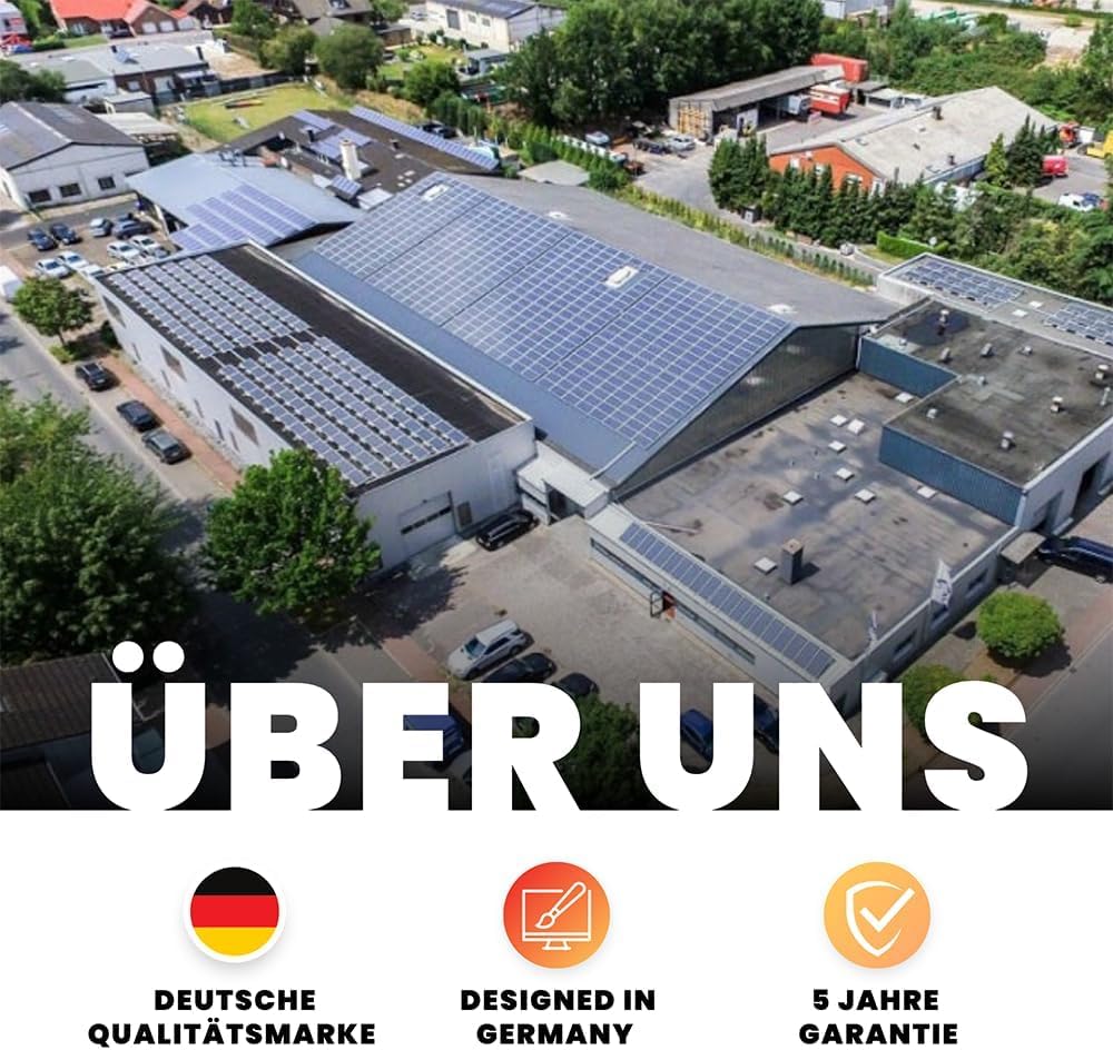 BR Bringer Infrarotheizung Standgerät - 1000 Watt - Energiesparend - Mobile Elektroheizung mit Stand