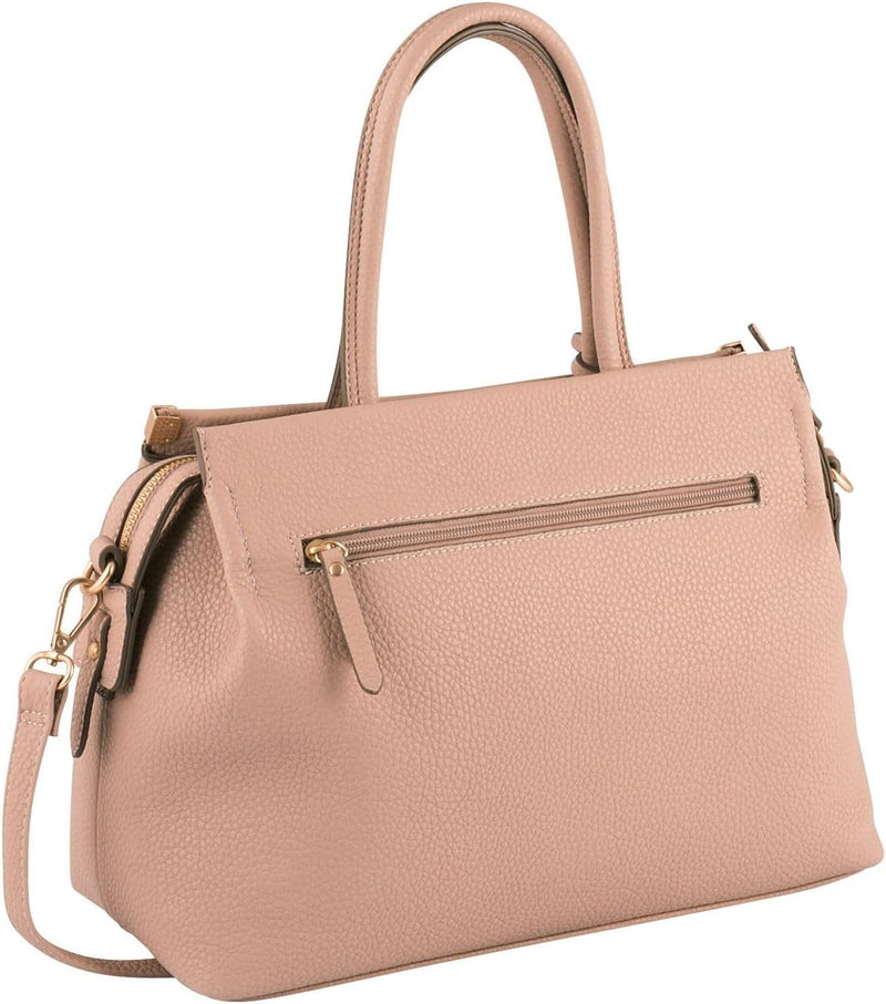 Gabor bags Gela Damen Shopper Umhängetasche Reissverschluss Beige 35 x 13,5 x 24 Rosé, 35 x 13,5 x 2