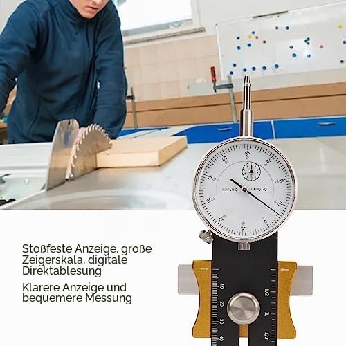 Tischkreissägen-Messuhr, Tischkreissägen-Messgerät Zum Ausrichten und Kalibrieren von Werkstattmasch
