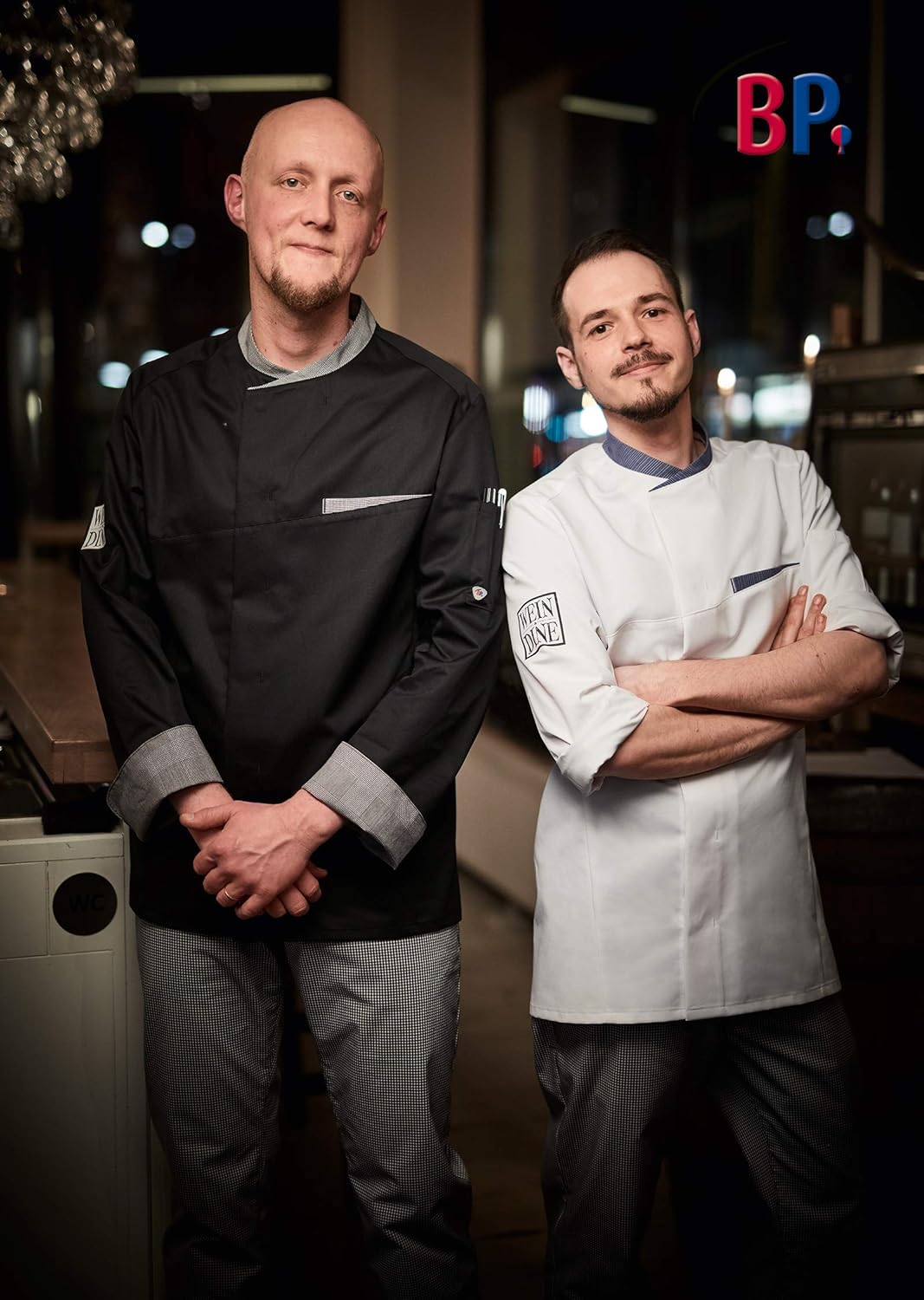 BP Gourmet 1548-400-21 Kochjacke 1/2 Arm - 1/2 Ärmel - 65% Polyester, 35% Baumwolle - Druckknöpfe au
