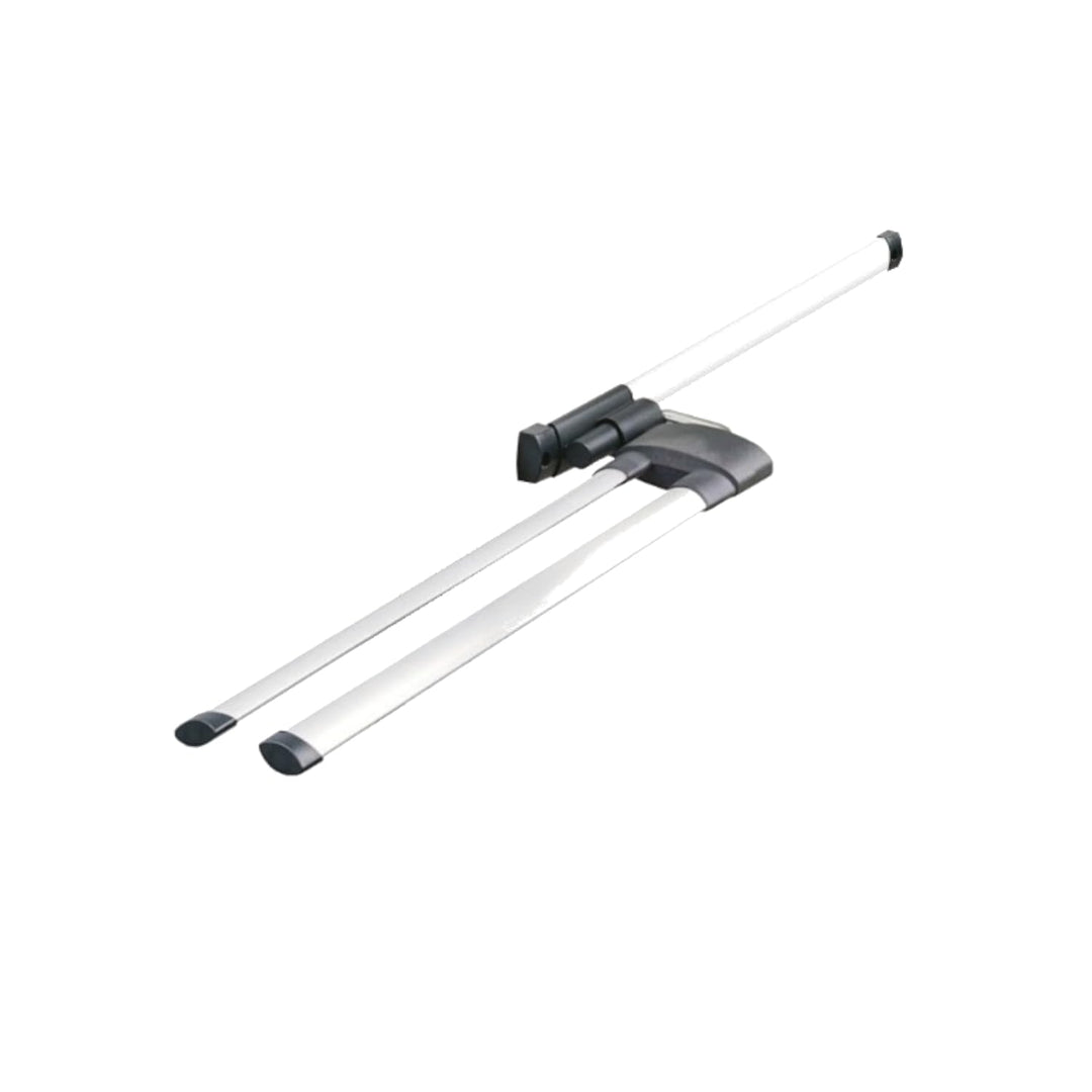 Hailo Secco Alu Line Handtuchhalter ausziehbar Aluminium 2-armig Handtuchstange