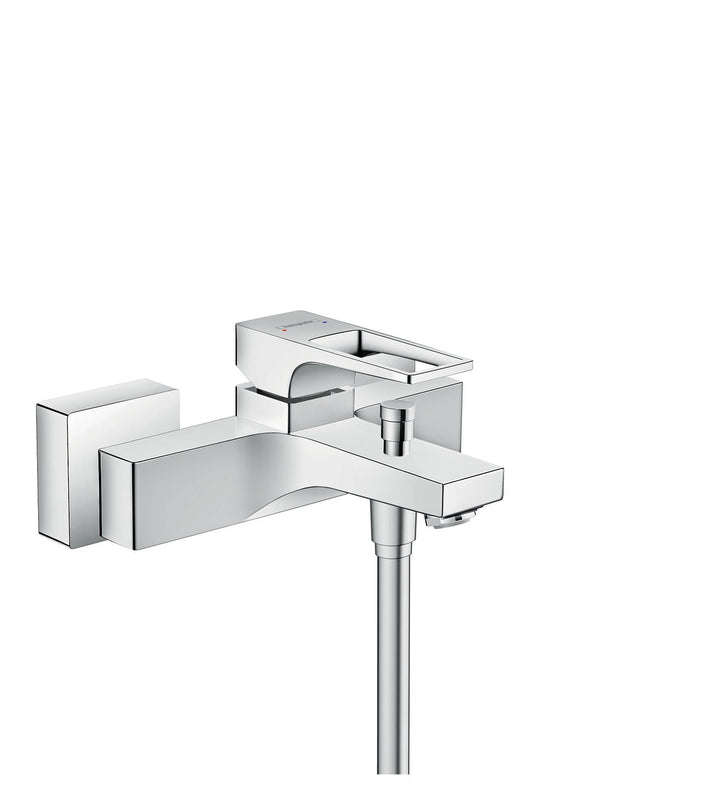 hansgrohe Metropol Wannenarmatur, Aufputz, Chrom Chrom Bügelgriff Wanne, Chrom Bügelgriff Wanne