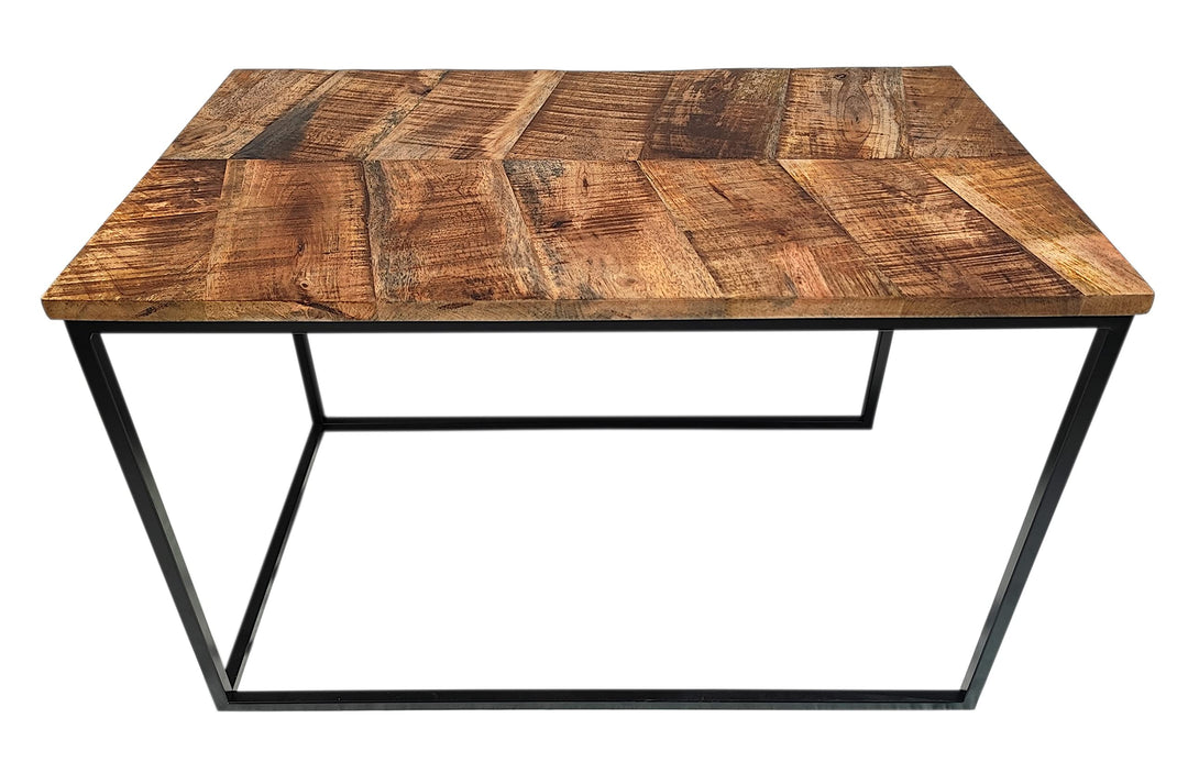 DARO DEKO Mango Holz Tisch rechteckig - 76,5 x 43,5 x 50 cm 77 x 44 x 50 cm, 77 x 44 x 50 cm