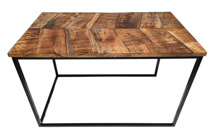 DARO DEKO Mango Holz Tisch rechteckig - 76,5 x 43,5 x 50 cm 77 x 44 x 50 cm, 77 x 44 x 50 cm