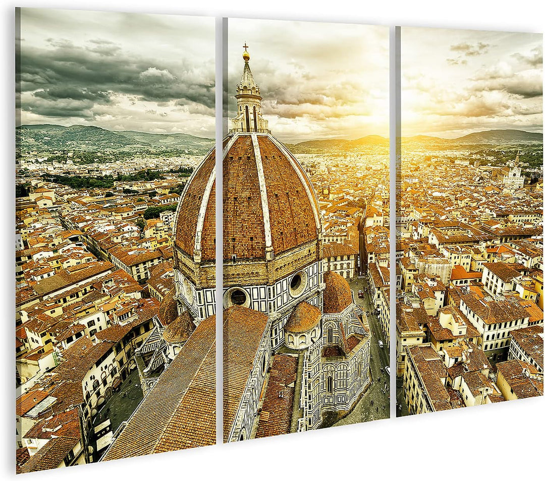 islandburner Bild auf Leinwand Panorama Florenz Italien Basilica Di Santa Maria Del Fiore Bilder Wan