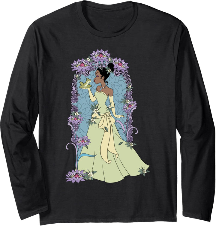 Disney The Princess And The Frog Tiana And Frog Naveen Langarmshirt