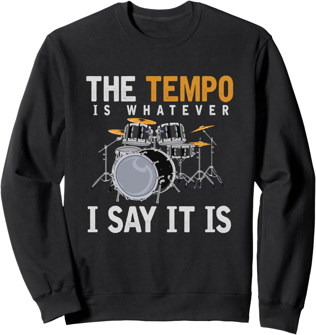 Drummer Hobby Schlagzeuger Rock Musik Lustige Schlagzeug Sweatshirt